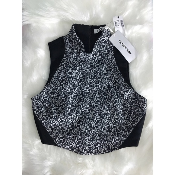 NWT Elizabeth and James Malorie Crop Top - Picture 2 of 6